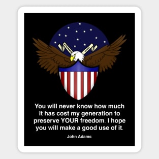 To Preserve Your Freedom (Small Design Version) Magnet